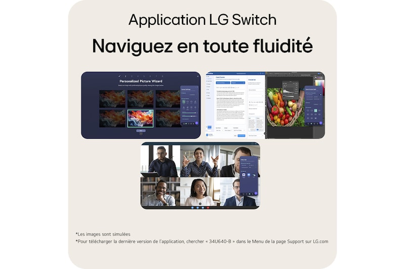 Vue de dessus du support de moniteur