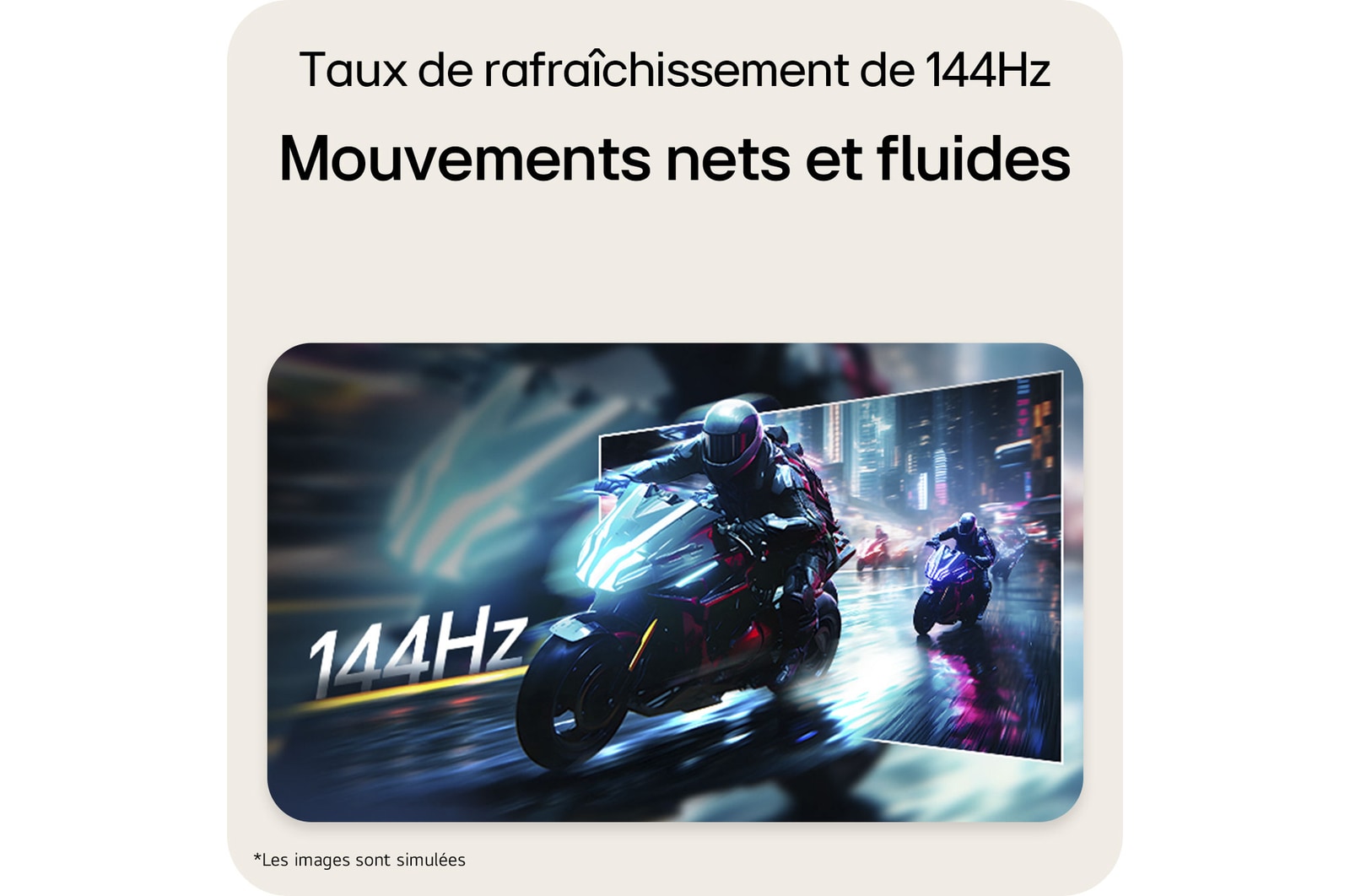 Vue latérale du support de moniteur avec l’écran incliné vers l’arrière