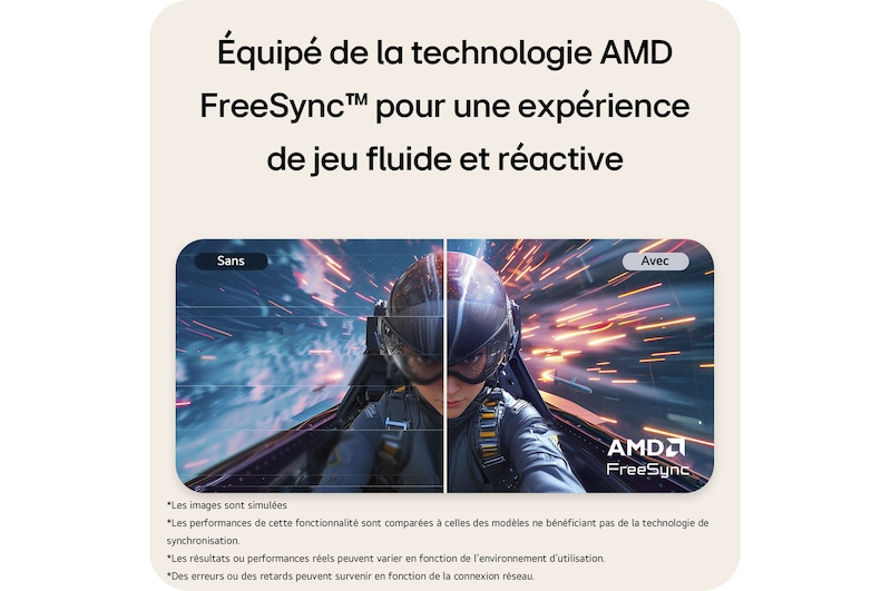 Vue latérale du support de moniteur avec l’écran incliné vers l’avant