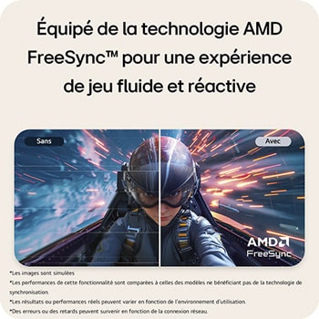 Vue latérale du support de moniteur avec l’écran incliné vers l’avant