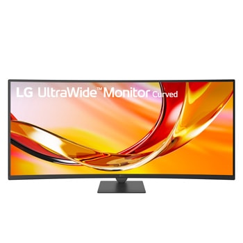 Vue inclinée avant du moniteur UltraWide (gauche)