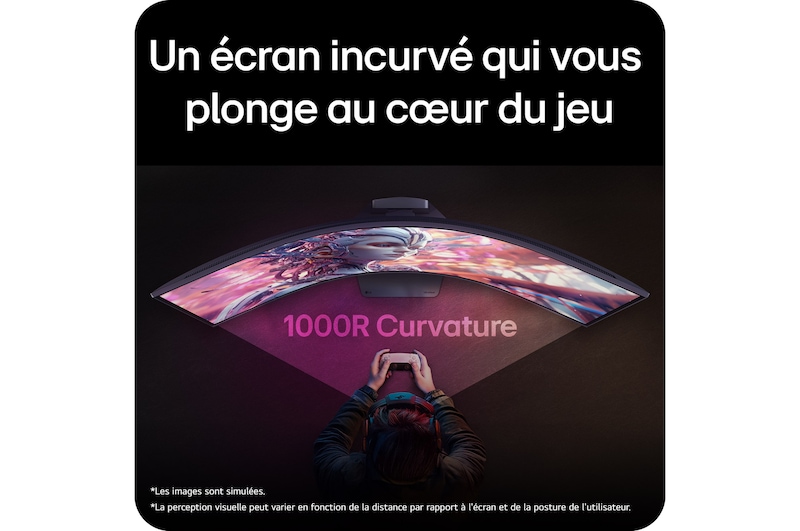 Vue latérale droite d’un moniteur pour jeu 52 pouces UltraGear evo G9, 5K2K 240Hz (52G930B)