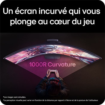 Vue latérale droite d’un moniteur pour jeu 52 pouces UltraGear evo G9, 5K2K 240Hz (52G930B)