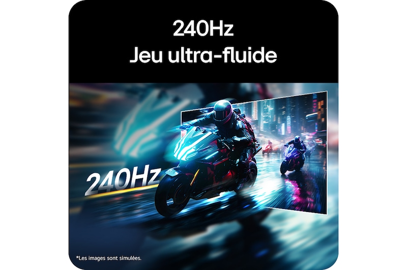 Vue de dessus d’un moniteur pour jeu 52 pouces UltraGear evo G9, 5K2K 240Hz (52G930B)