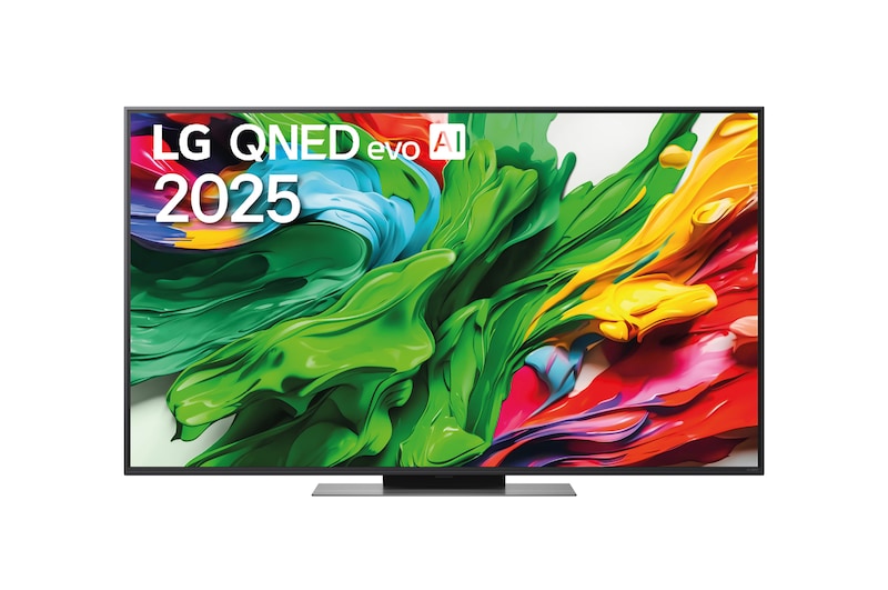 Vue avant de 55 pouces (139 cm) | LG QNED evo AI QNED86 MiniLED | 4K Smart TV | 2025 55QNED86A6A