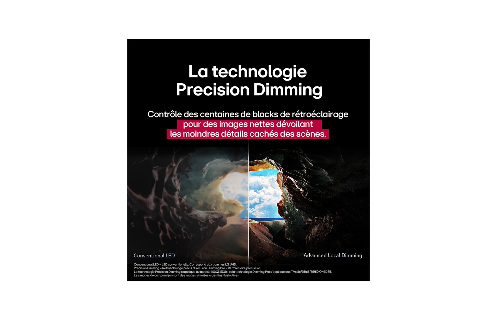 LG TV LG QNED | 2025 | 86'' (217 cm) | 4K UHD | Processeur α8 AI 4K Gen2, LG 86QNED86A6A