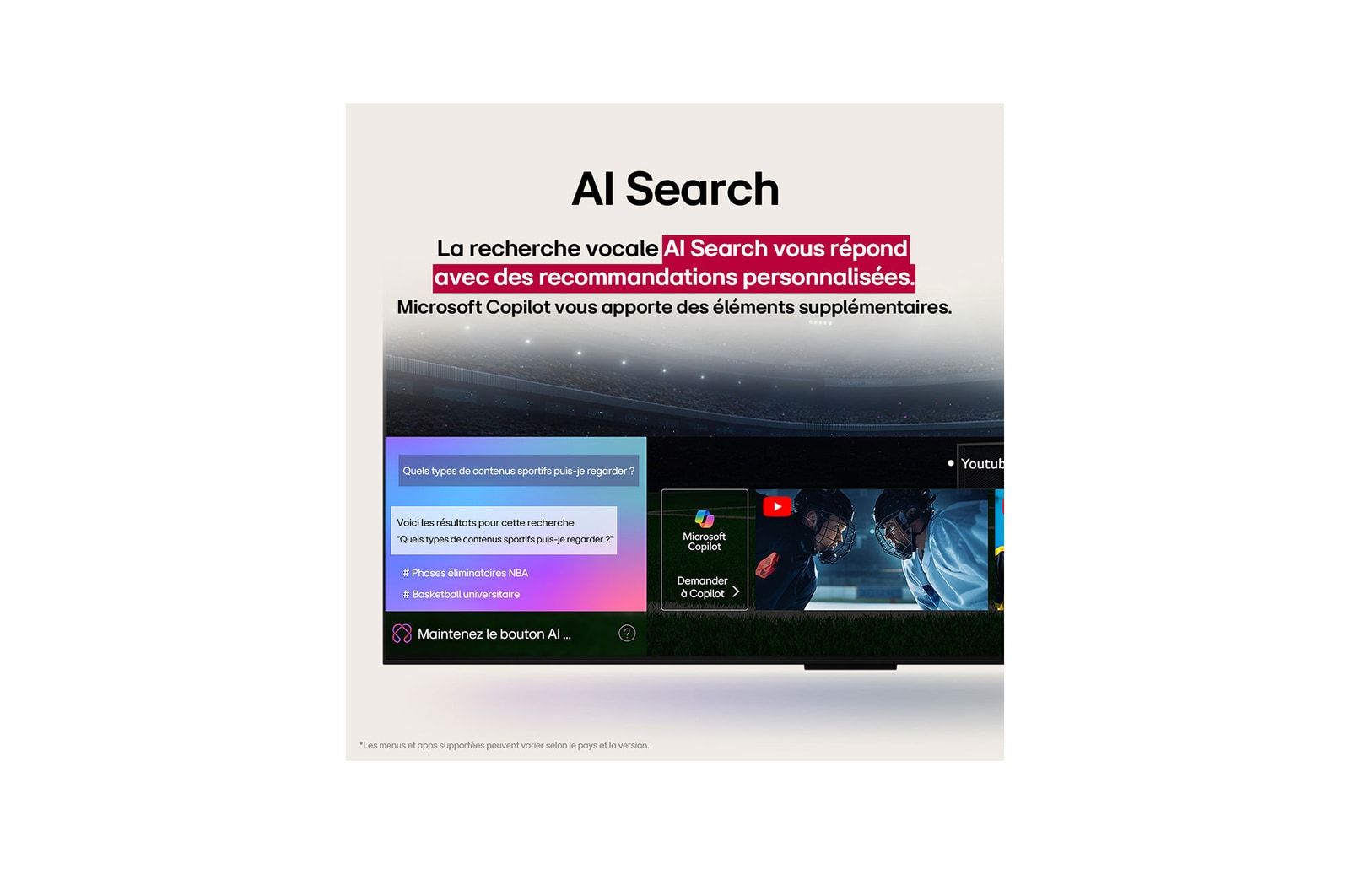 LG TV LG QNED | 2025 | 86'' (217 cm) | 4K UHD | Processeur α8 AI 4K Gen2, LG 86QNED86A6A