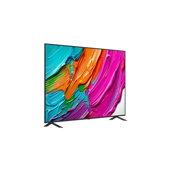 Vue arrière de la LG QNED80 TV
