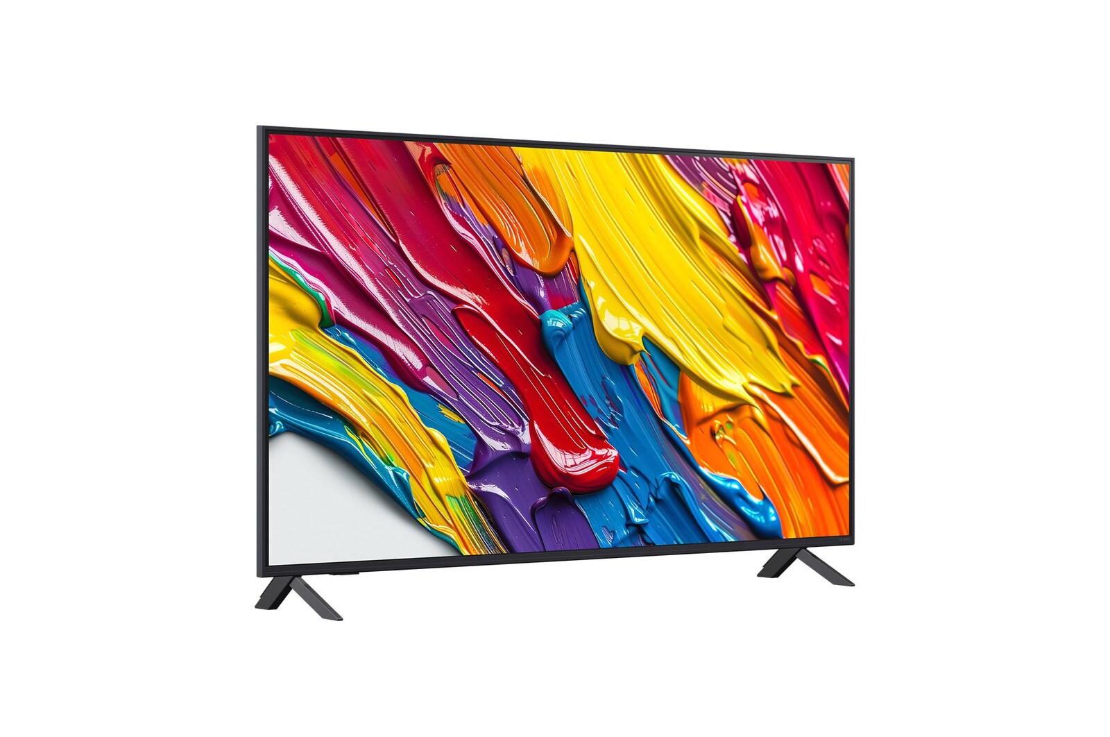 Vue arrière de la LG QNED82 TV