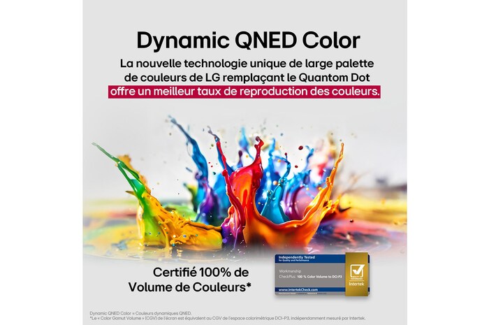 Dynamic QNED colors