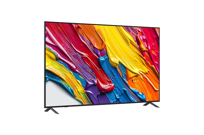 Vue arrière de la LG QNED82 TV