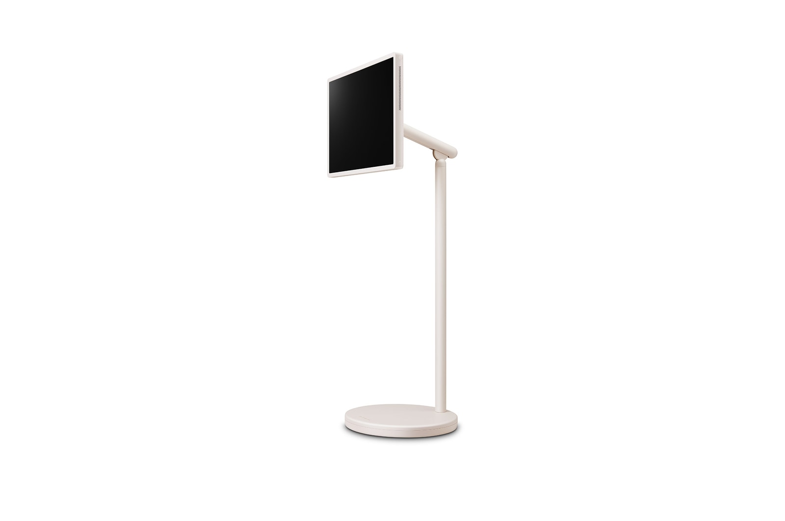 Le LG StanbyME 2 est posé sur une table. Let's Draw est en cours d’utilisation. Une personne crée des œuvres d’art en utilisant uniquement le doigt sur l’écran tactile. Le texte explique comment vous pouvez utiliser votre écran comme toile numérique et afficher des œuvres d’art via l’écran Always On.