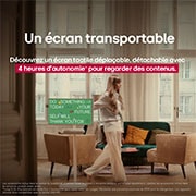 Un écran transportable
