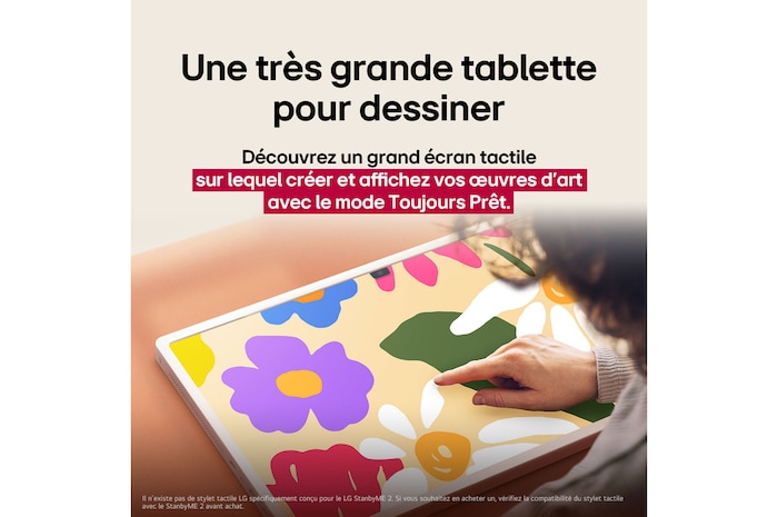 Une très grande tablette pour dessiner