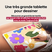 Une très grande tablette pour dessiner