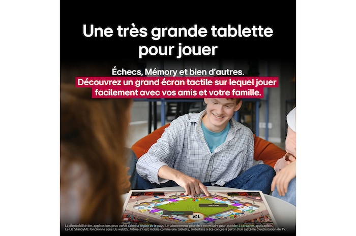 Une très grande tablette pour jouer