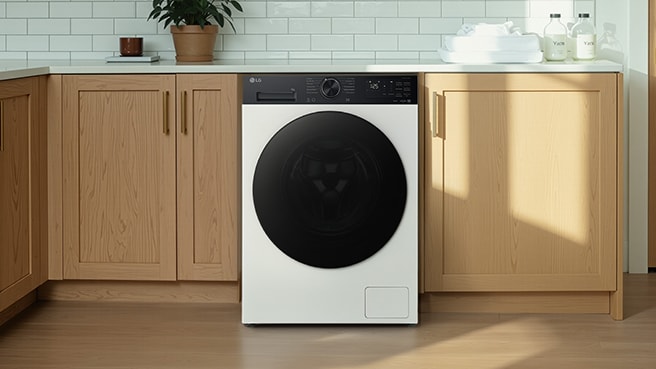 Prise de vue produit de la machine à laver