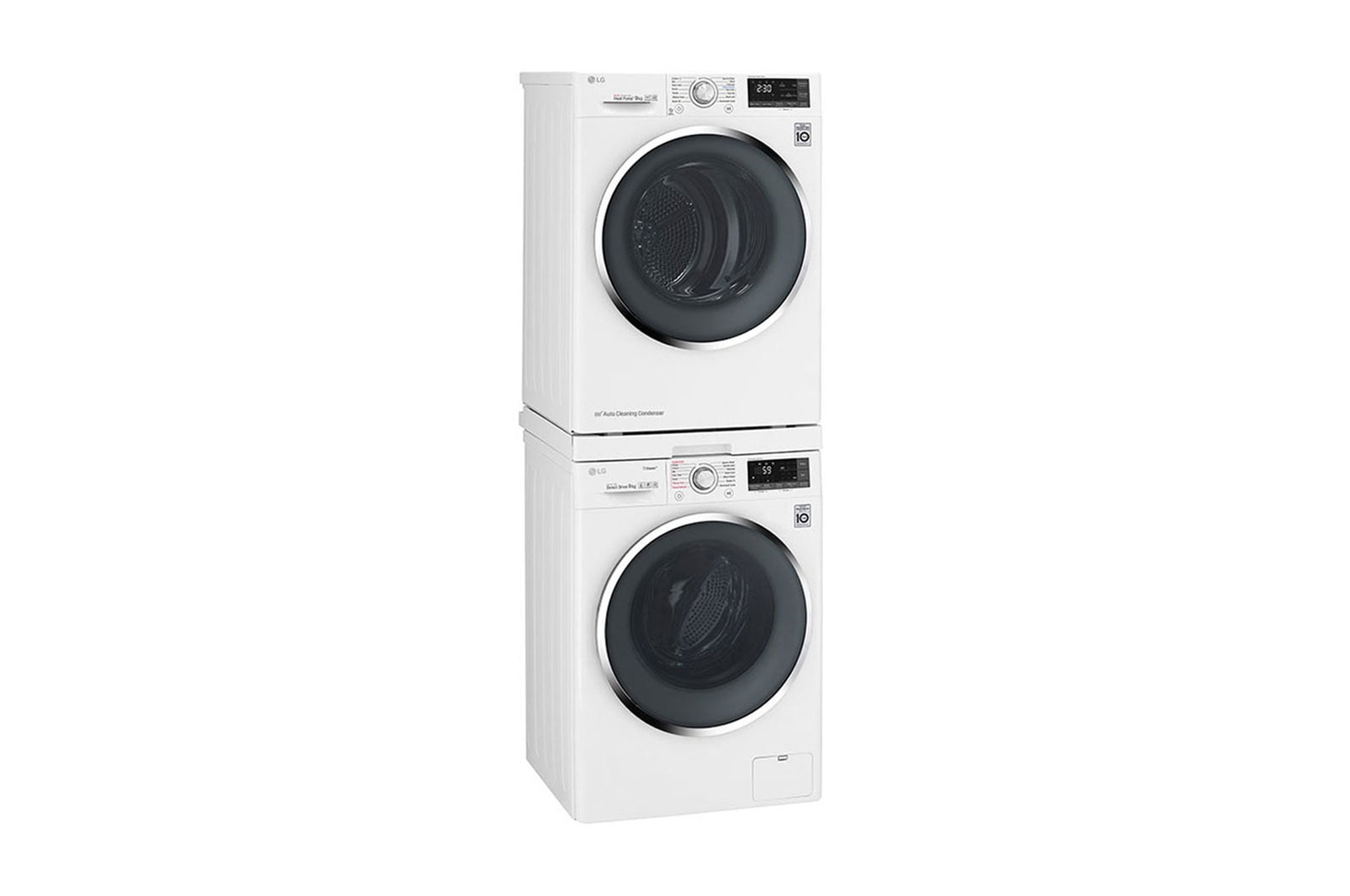 LG Kit de superposition Lave-linge / Sèche-linge I Étagère extensible | Blanc, DSTWH