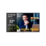 Vue avant de 43 po 350 nits UHD Affichage 43UM3DF-B