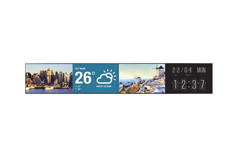 Vue avant de 86 po 500 nits UHD Ultra Stretch LG 86BH5C
