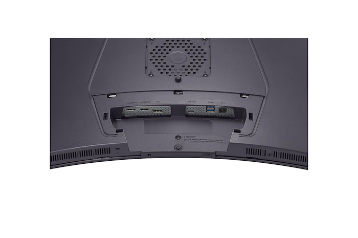 vue arrière avec voyants allumés