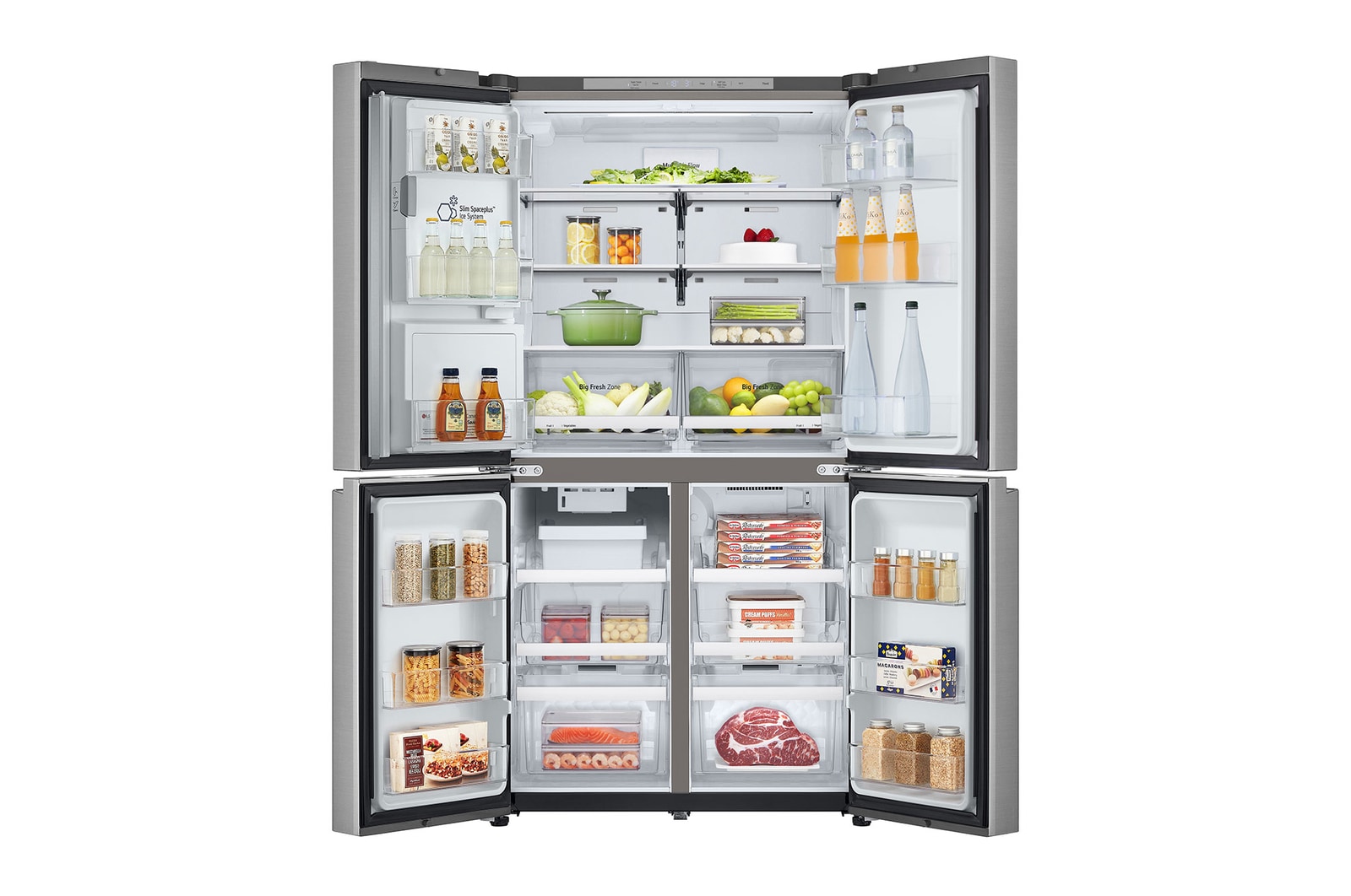 LG Réfrigérateurs Multi-portes | 646 L | Linear Cooling™, LG GMF960PY2E