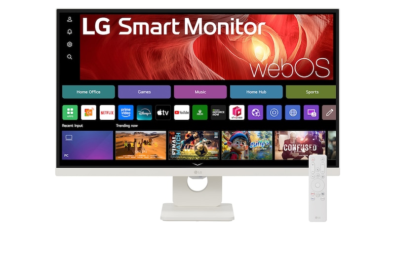 Vue avant de 27" (68.4cm) | Moniteur IPS | Résolution UHD 3840x2160 LG 27U731SA-W