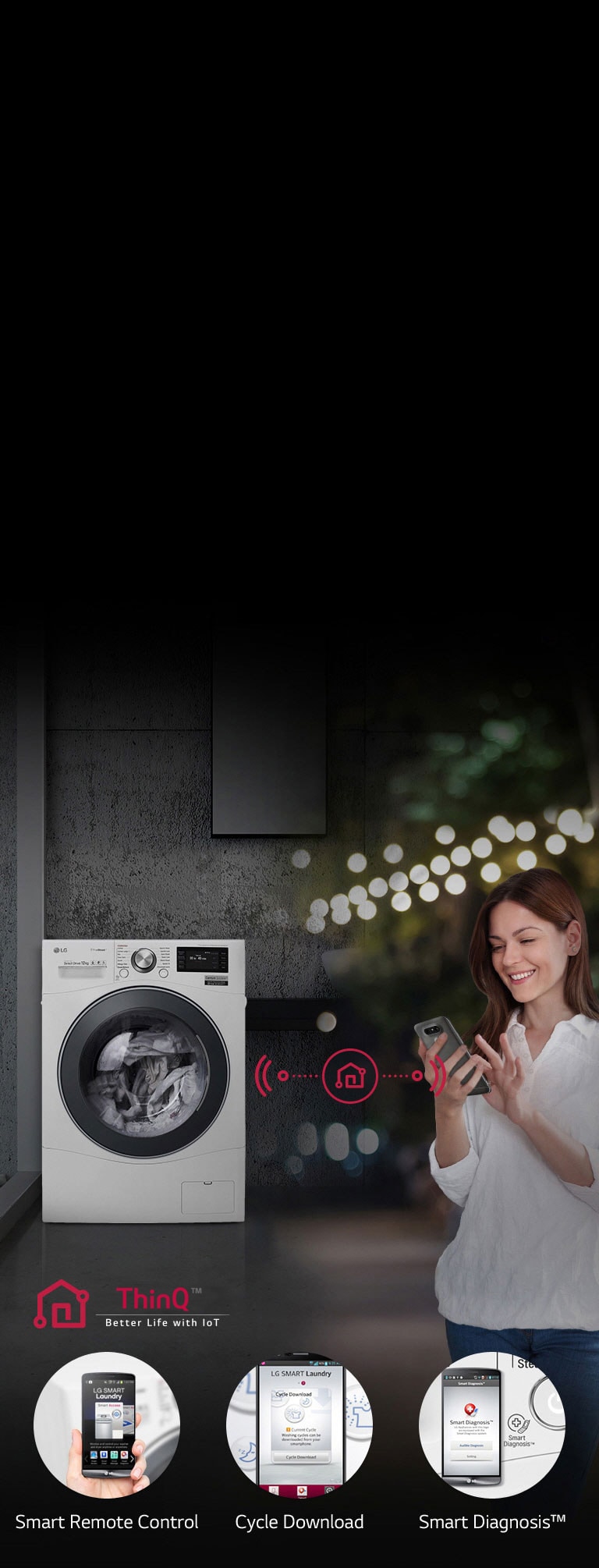 Sèche linge pompe à chaleur LG RH9V92BS DUAL Inverter Heat Pump