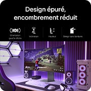 vue arrière avec voyants allumés