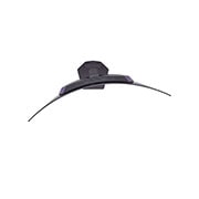 Vue arrière du Moniteur LG 45GX90SA au fini sombre, détaillant les spécifications des ports avec port LAN, USB-C, DP et deux ports HDMI™.