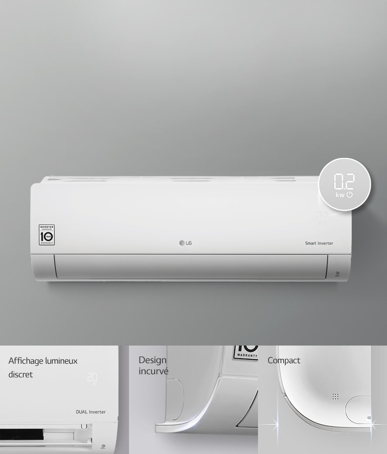 Détails du design du climatiseur