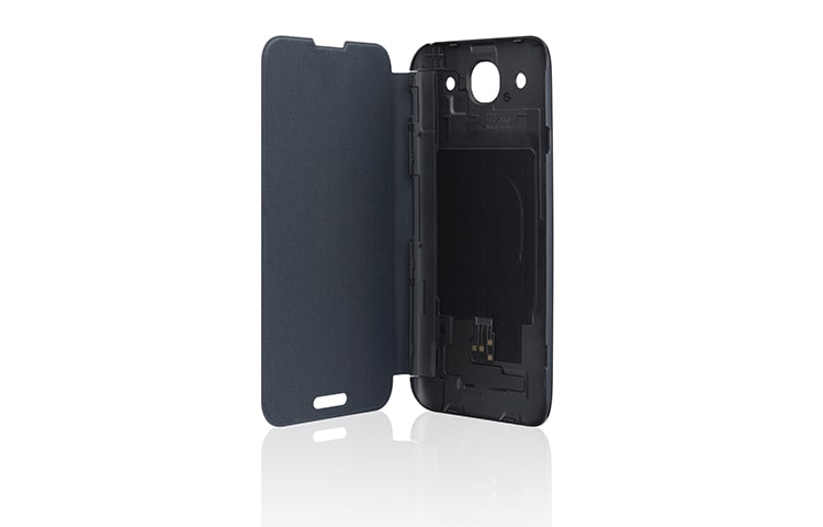 LG Housse Folio induction noire Optimus G Pro, LG CCF-210