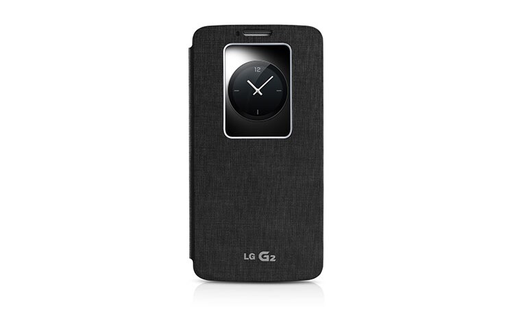 Vue avant de ETUI FOLIO QUICKWINDOW™ POUR LG G2 LG CCF-240G