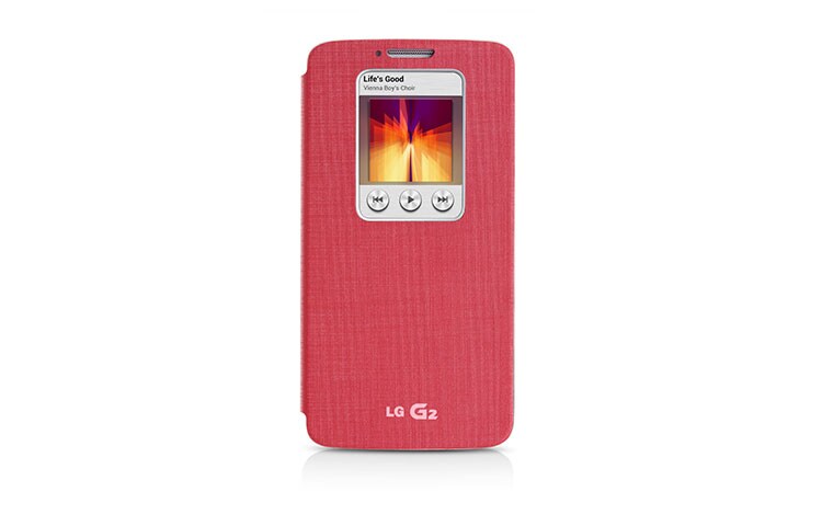 LG ETUI FOLIO QUICKWINDOW™ POUR LG G2, LG CCF-240G
