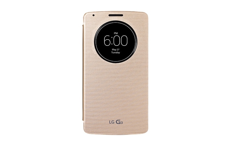 LG Housse folio Quick Circle pour LG G3 avec induction, LG CCF-340G