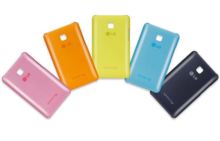 Vue avant de Coque de protection arrière Optimus L3II LG CCH-220