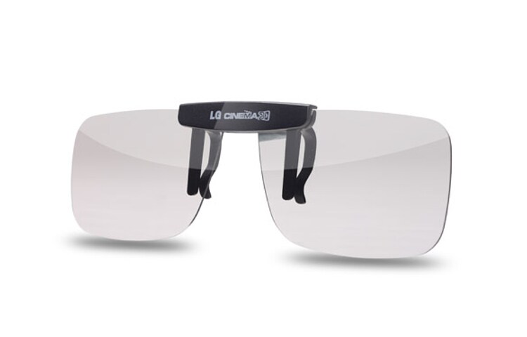 LG Un clip Cinéma 3D à poser directement sur vos lunettes de vue pour un confort incomparable!, LG AG-F320