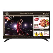 Vue avant de 55 po Affichage TV LG 55LV640S
