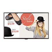 Vue avant de 55 po 450 nits FHD Affichage standard LG 55SL5B