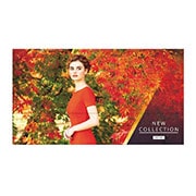 Vue avant de 55 po 700 nits  FHD  P0.9 Mur vidéo au cadre uniforme LG 55VH7E-H