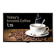 Vue avant de 65 po 400 nits FHD Affichage standard LG 65SE3KD-B