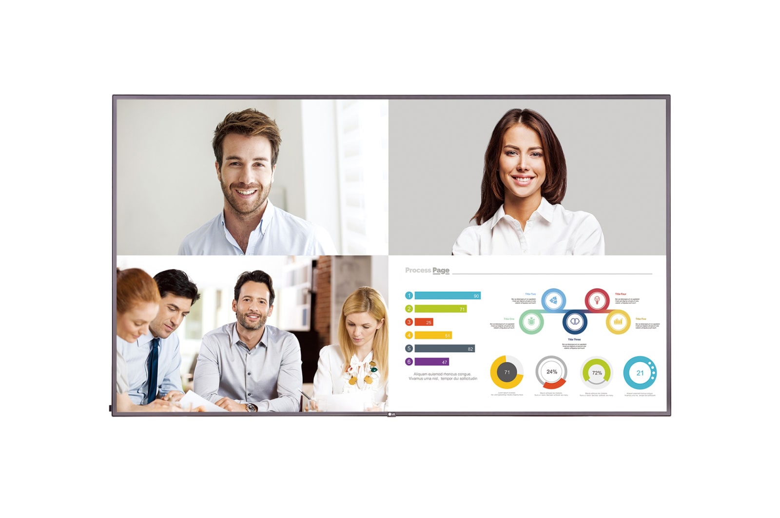 LG 75 po 350 nits UHD Affichage, LG 75UM3E-B