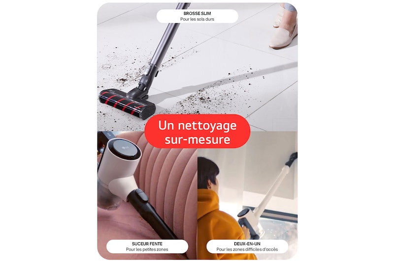 LG Aspirateur balai | 220aw | LG Kompressor™, LG A9K-SLIM2N