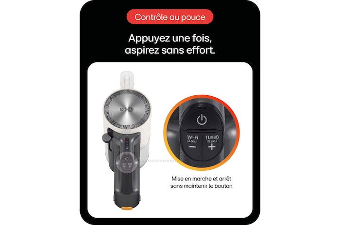 LG Aspirateur balai CordZero™ | 220aw | Kompressor™, LG A9K-LITE1C