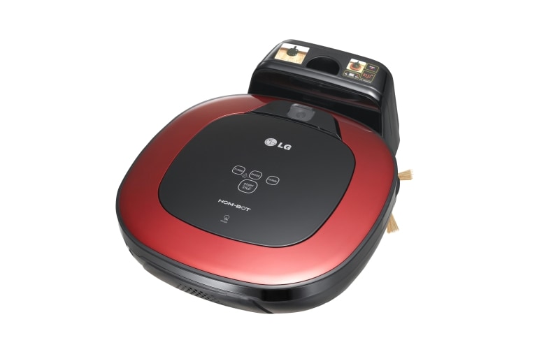 LG HOM-BOT SQUARE TURBO | Smart Inverter Motor™ | Batterie Lithium | 60 dB | Deux caméras, LG VR8600RB
