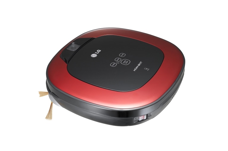 LG HOM-BOT SQUARE TURBO | Smart Inverter Motor™ | Batterie Lithium | 60 dB | Deux caméras, LG VR8600RB