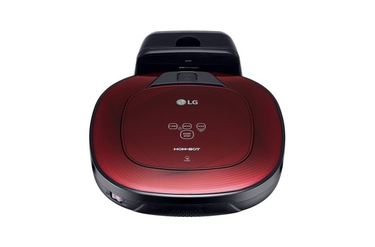 LG HOM-BOT SQUARE TURBO | Smart Inverter Motor™ | Batterie Lithium | 60 dB | Deux caméras, LG VR8600RR