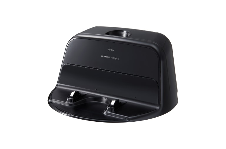 LG HOM-BOT SQUARE TURBO | Smart Inverter Motor™ | Batterie Lithium | 60 dB | Deux caméras | Brosse spéciale poils d'animaux, LG VR8604OB