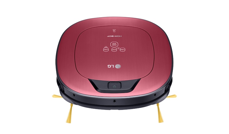 LG HOM-BOT SQUARE TURBO | Smart Inverter Motor™ | Batterie Lithium | 60 dB | Deux caméras | Brosse spéciale poils d'animaux, LG VR8604PR