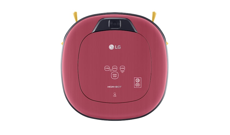LG HOM-BOT SQUARE TURBO | Smart Inverter Motor™ | Batterie Lithium | 60 dB | Deux caméras | Brosse spéciale poils d'animaux, LG VR8604PR